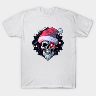 Christmas Celebration with a Skull Twist T-Shirt